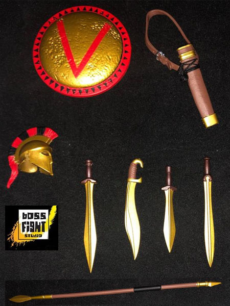 Boss Fight Studio Vitruvian H.A.C.K.S. Leonidas Version 2 Figure and Lunchbox